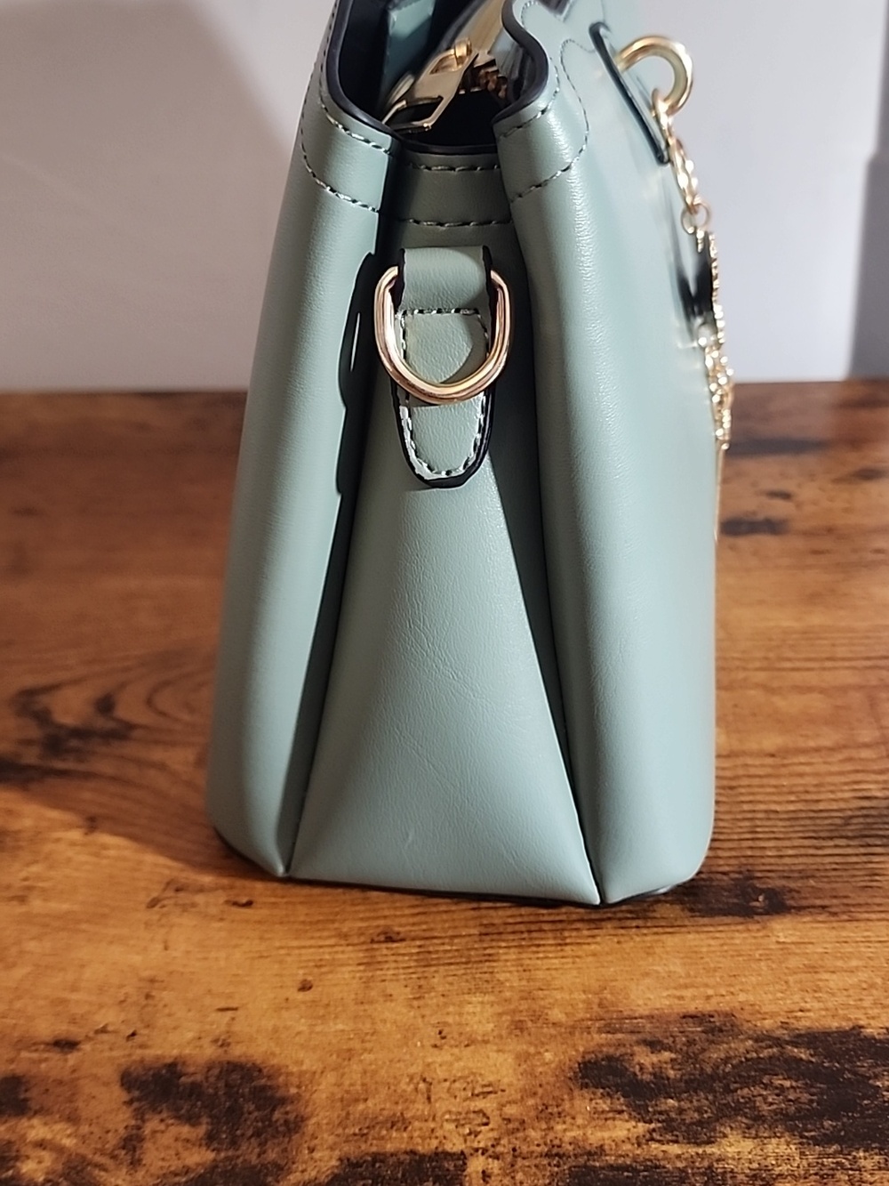 Mint Green Crossbody Bag with Butterfly Charm Firm Price Is $27 - Picture 8 of 8